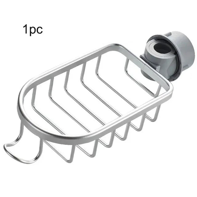 Adjustable Shower Caddy Bathroom and Kitchen Organizer by DecorBites™